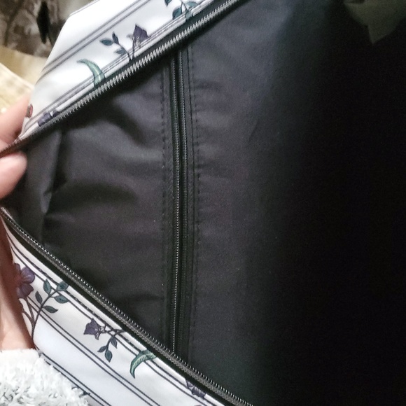 PUMA Floral Striped Backpack | White Black Multi | Sporty Casual - Picture 9 of 9